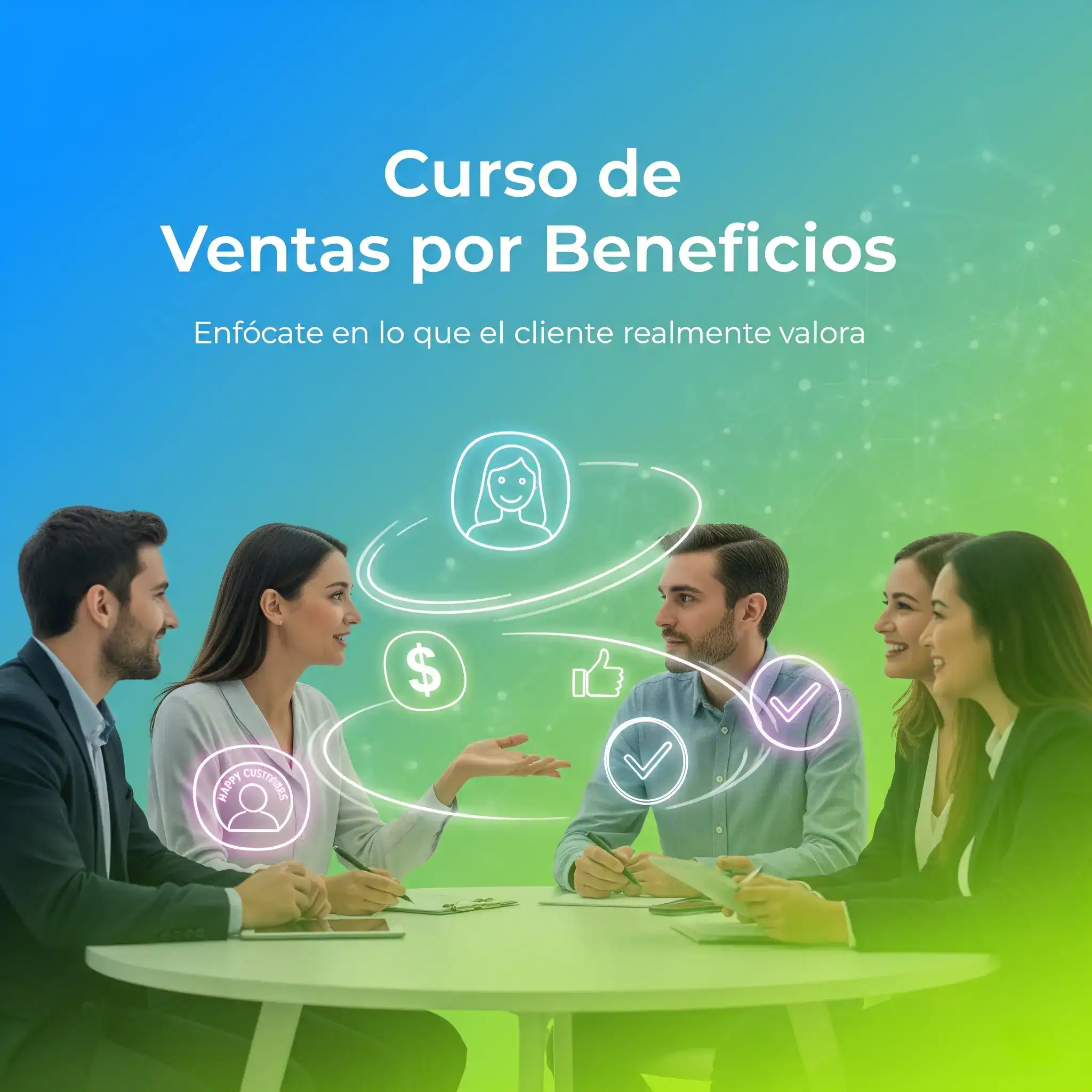 No solo vendas características curss de ventas por beneficios