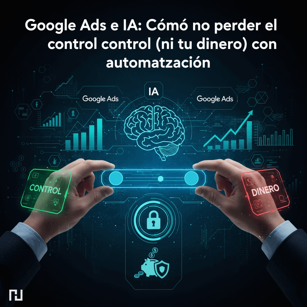 Control de Google Ads e IA para evitar perder dinero con la automatización.